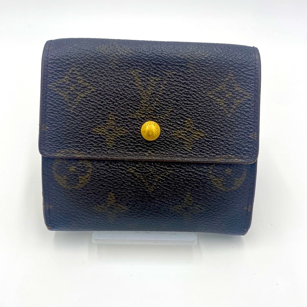 💯 AUTH. Louis Vuitton monogram Elise wallet